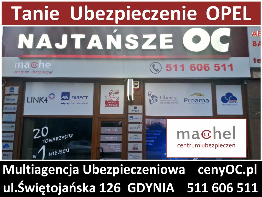 Ubezpieczenie OPEL Gdynia